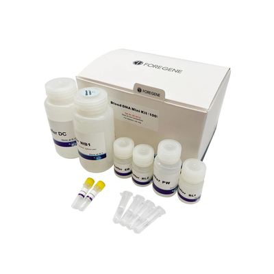 Kits Genomic d'isolement d'ADN d'ADN Mini Kit de sang de réactif de laboratoire de purification d'ADN