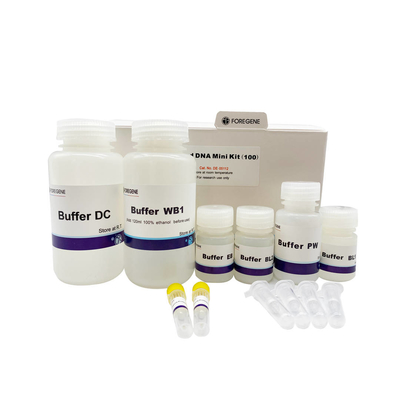 Kits Genomic d'isolement d'ADN d'ADN Mini Kit de sang de réactif de laboratoire de purification d'ADN