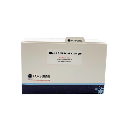 Kits Genomic d'isolement d'ADN d'ADN Mini Kit de sang de réactif de laboratoire de purification d'ADN