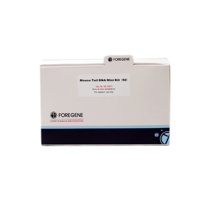 Purification d'ADN d'ADN Mini Kit For Genomic de queue de souris de réactif de laboratoire dans 1 heure
