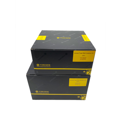 Extraction efficace élevée d'ARN de finition d'ARN de colonne de rotation de kits totaux d'isolement à partir du tissu animal
