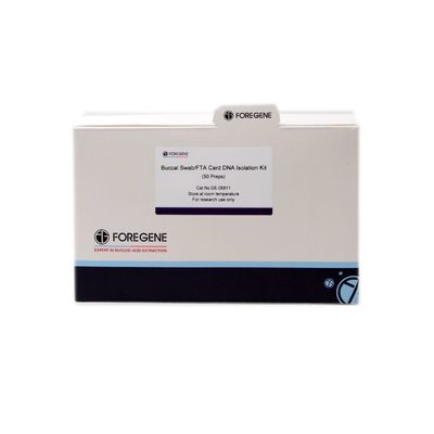 Aucun kits buccaux d'isolement d'ADN de carte du réactif Swab/FTA de biologie moléculaire de laboratoire de contamination de RNase