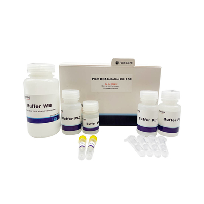 Contamination de RNase de Kit With No d'isolement d'ADN d'usine de réactif de laboratoire de biologie moléculaire