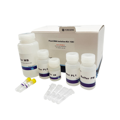 Contamination de RNase de Kit With No d'isolement d'ADN d'usine de réactif de laboratoire de biologie moléculaire