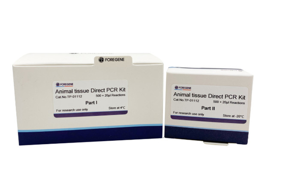Kits directs d'ACP de tissu animal de réactif de laboratoire effectuant l'ACP directement du tissu animal sans purification antérieure d'ADN