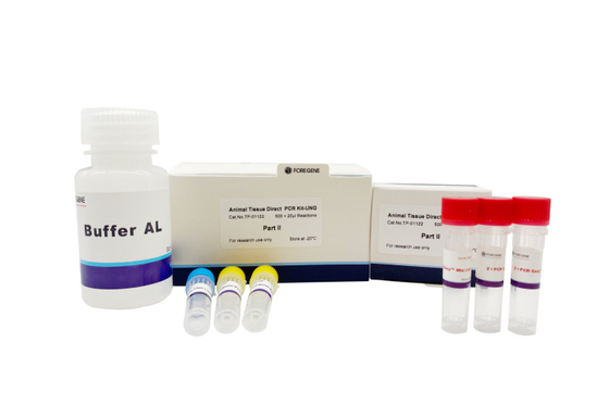 Kits directs d'ACP de tissu animal de réactif de laboratoire effectuant l'ACP directement du tissu animal sans purification antérieure d'ADN