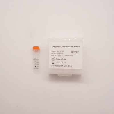 Sonde bicolore TP53/CSP17 pour détecter l'anomalie du gène humain TP53