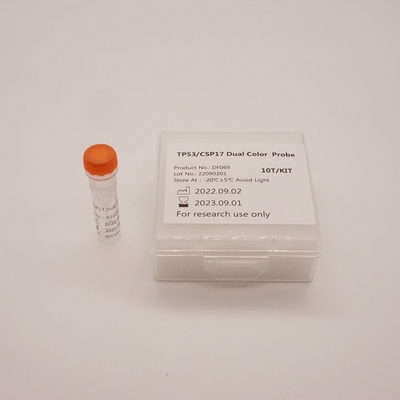Sonde bicolore TP53/CSP17 pour détecter l'anomalie du gène humain TP53