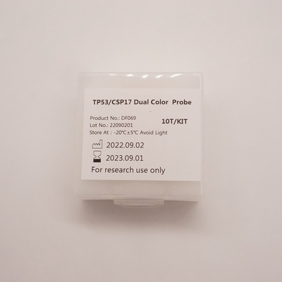 Sonde bicolore TP53/CSP17 pour détecter l'anomalie du gène humain TP53