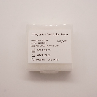 Sonde bicolore ATM/CSP11 pour détecter l'anomalie du gène humain ATM(11q22)