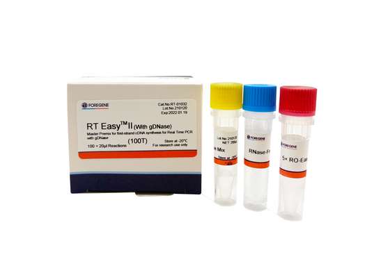 Kits faciles rapides de Transcriptase de l'inverse II 25T de droite avec de la DNase pour l'ACP en temps réel