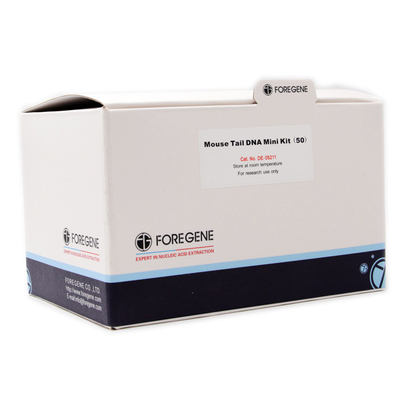 Extraction rapide Genomic Kit Isolation 1.25ml X2 d'ADN de queue de souris de Foregene