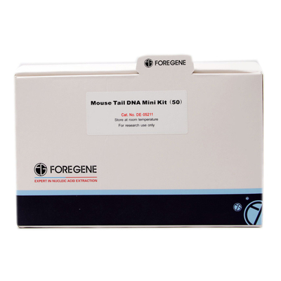 Extraction rapide Genomic Kit Isolation 1.25ml X2 d'ADN de queue de souris de Foregene