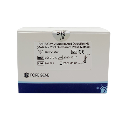 2 gènes Covid 19 kits d'essai d'ACP de droite multiplexent le kit acide nucléique de la détection SRAS-Co V-2