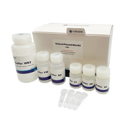 Kit d'isolement d'ADN de plasmide général de grande pureté mini sans ajouter la RNase