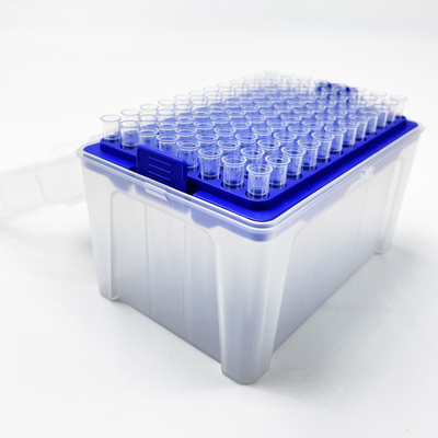 Les matériaux médicaux importés de pp introduisent à la pipette les astuces 100ul avec de la DNase libre et la RNase libre