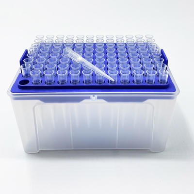 Les matériaux médicaux importés de pp introduisent à la pipette les astuces 100ul avec de la DNase libre et la RNase libre