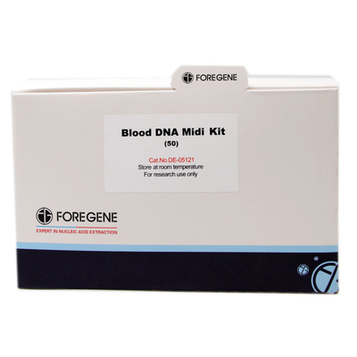 Colonne de rotation de grande pureté de kit d'extraction d'ADN de sang de réactif de recherches de laboratoire