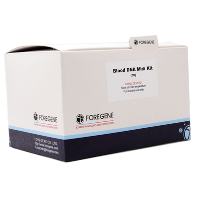 Colonne de rotation de grande pureté de kit d'extraction d'ADN de sang de réactif de recherches de laboratoire