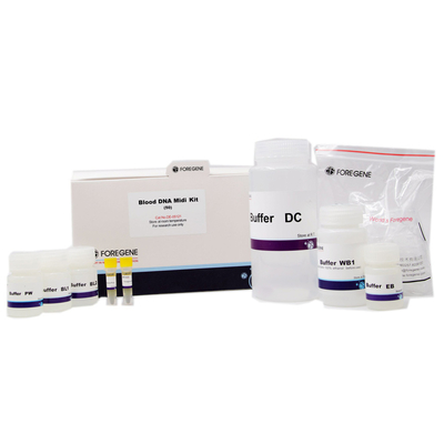 Colonne de rotation de grande pureté de kit d'extraction d'ADN de sang de réactif de recherches de laboratoire