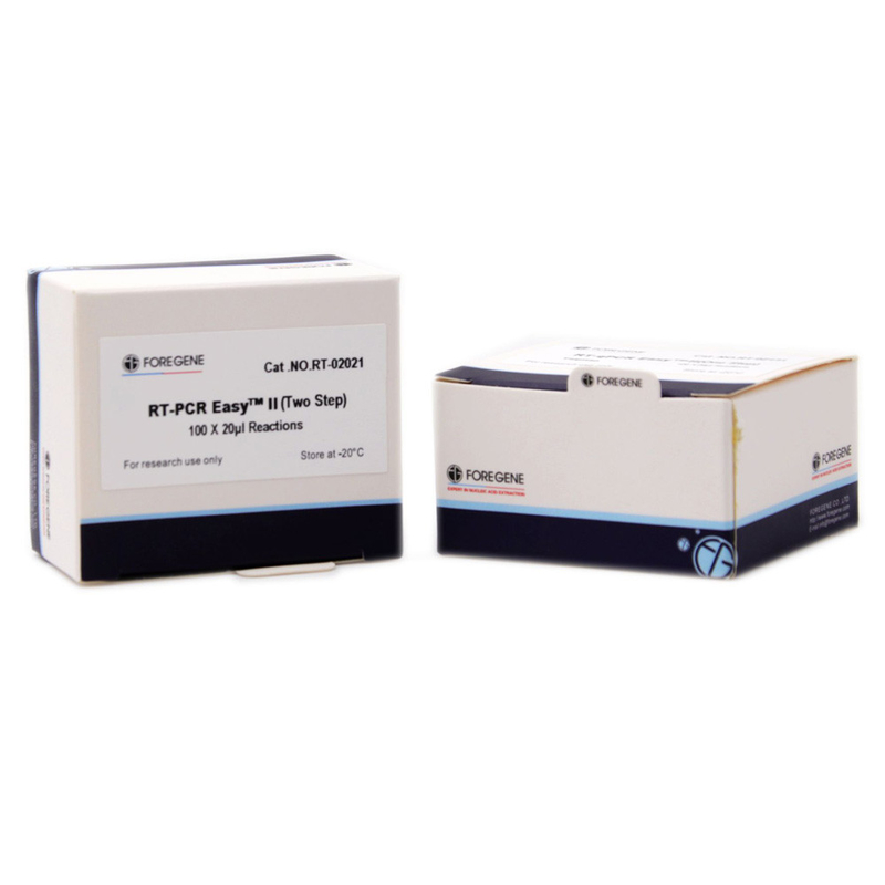 Réaction de droite et réaction d'ACP dans le même pas de deux du kit RT-PCR EasyTM II