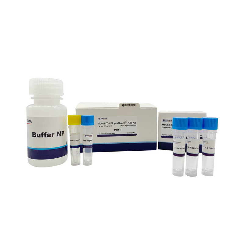 Les hauts kits d'ACP de SuperDirect de queue de souris de rendement d'extraction d'ADN pour l'ACP direct de souris exécutent le lysis de température ambiante