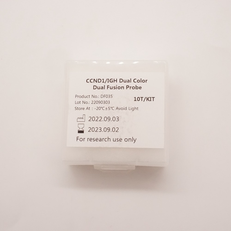 Kit de sonde à double fusion CCND1/IGH pour détecter l'anomalie du gène humain CCND1/IGH