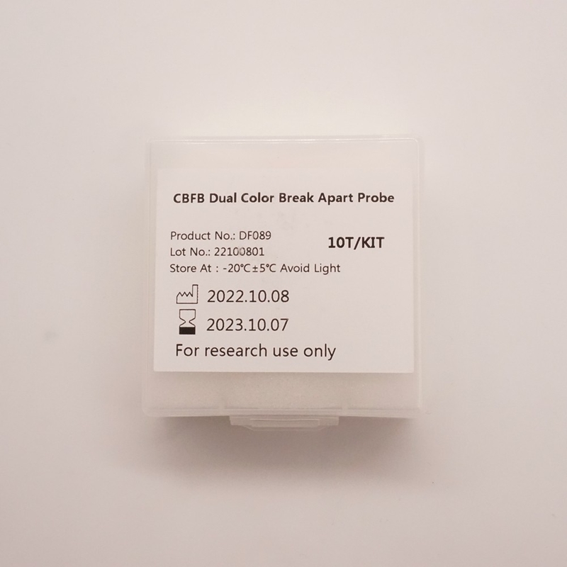 Réactif d'hybridation in situ par fluorescence CBFB Sonde de rupture bicolore