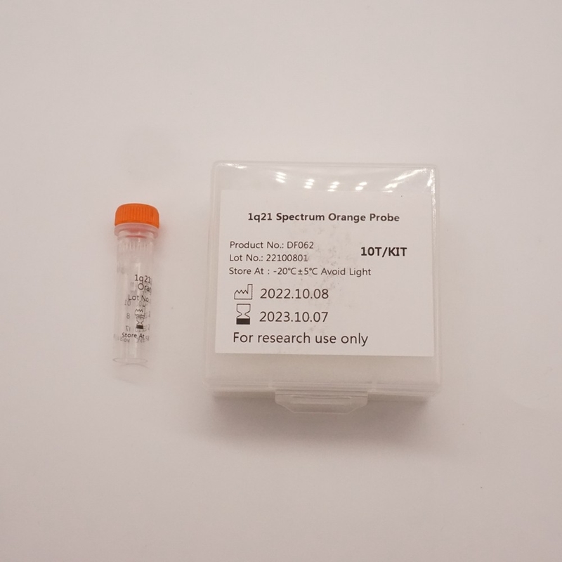 Le kit de sonde de poisson de sonde orange du spectre 1q21 détecte l'anomalie du gène humain 1q21