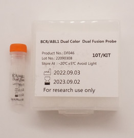 Réactif de Kit Fluorescence In Situ Hybridization de sonde de poissons de sonde de fusion de double couleur de BCR ABL1 double